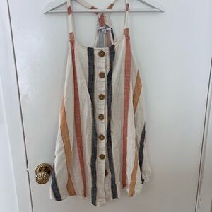 O'Neill Multicolor Striped Sleeveless Dress